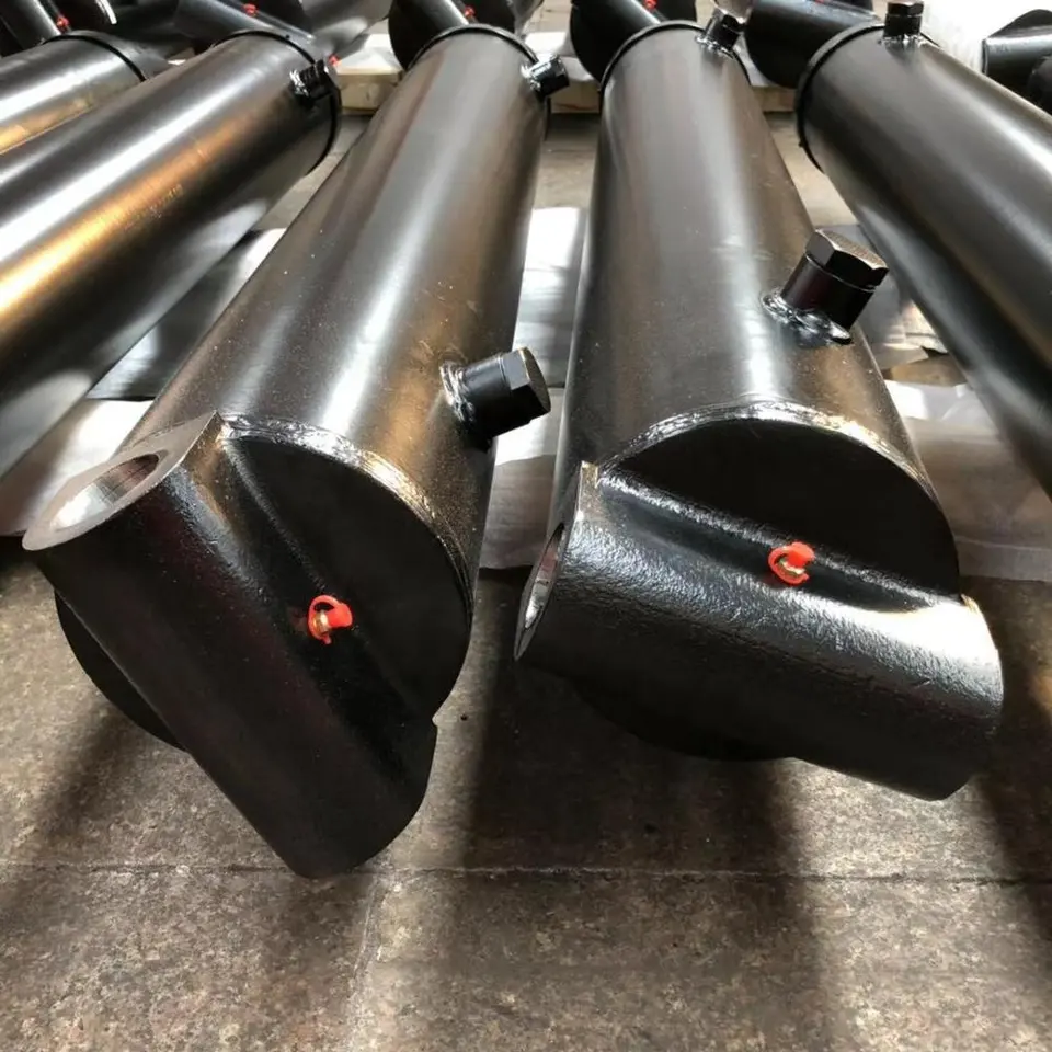 Factory Price Parker Style Pin To Pin Mounting Telescopic Hydrocylinder For Lifting