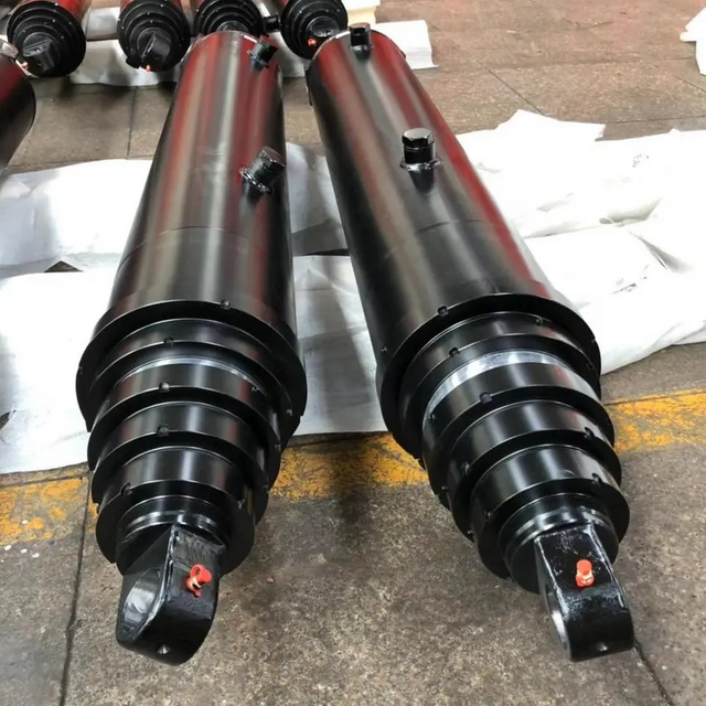 Factory Price Parker Style Pin To Pin Mounting Telescopic Hydrocylinder For Lifting