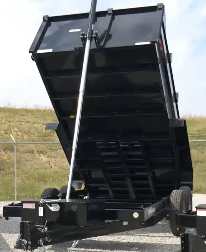 7ton And 12ton Dump Trailer Hydraulic Telescopic Cylinder Stroke 78 90 108 120 144 Inch