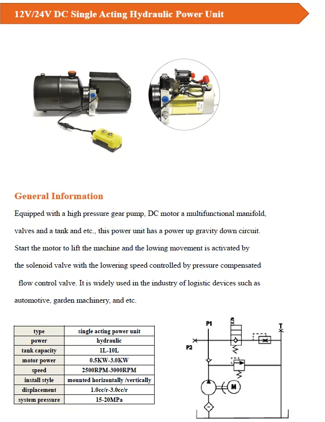 small Multi-stage hydraulic cylinder