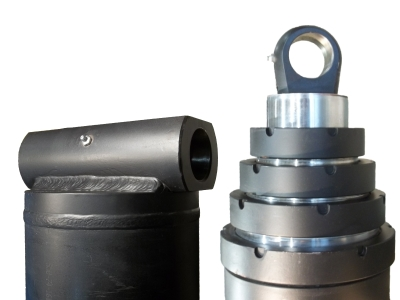 Factory Price Parker Style Pin To Pin Mounting Telescopic Hydrocylinder For Lifting