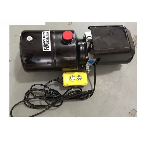 hydraulic power unit system for dump truck and trailer