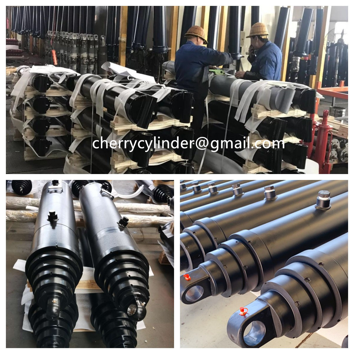 hydraulic telescopic cylinders made for our customer