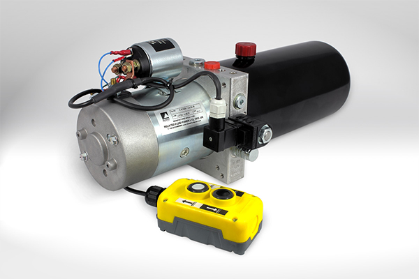 24V DC Material Handling Solenoid Operated Hydraulic Power Unit - Power Up / Gravity Down