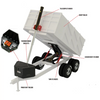 telescopic cylinder for tipping trailer
